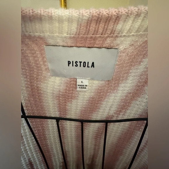 Pistola Olga Pullover Crew Neck Sweater with side slits size Large - Picture 3 of 6